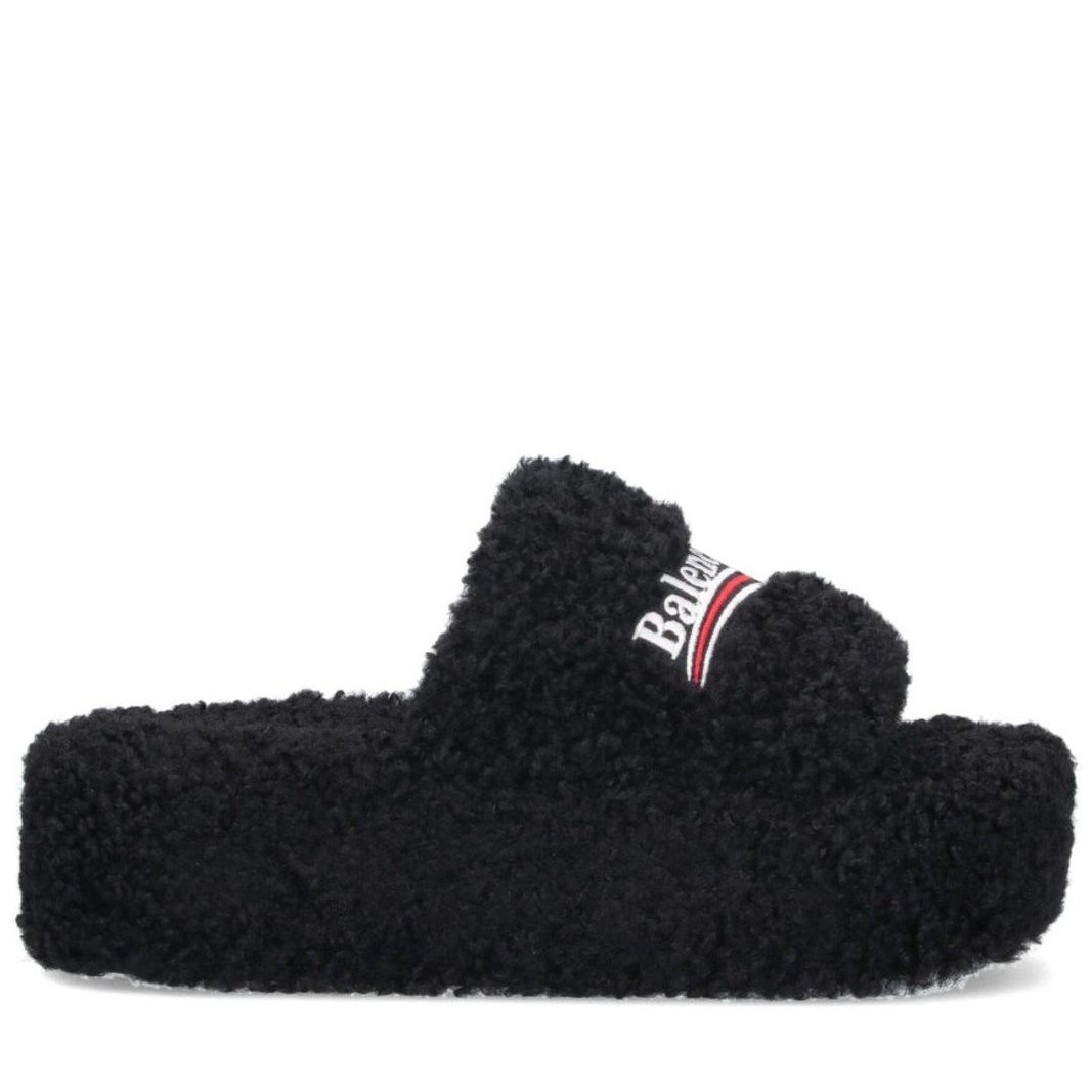 Balenciaga Faux Fur Platform