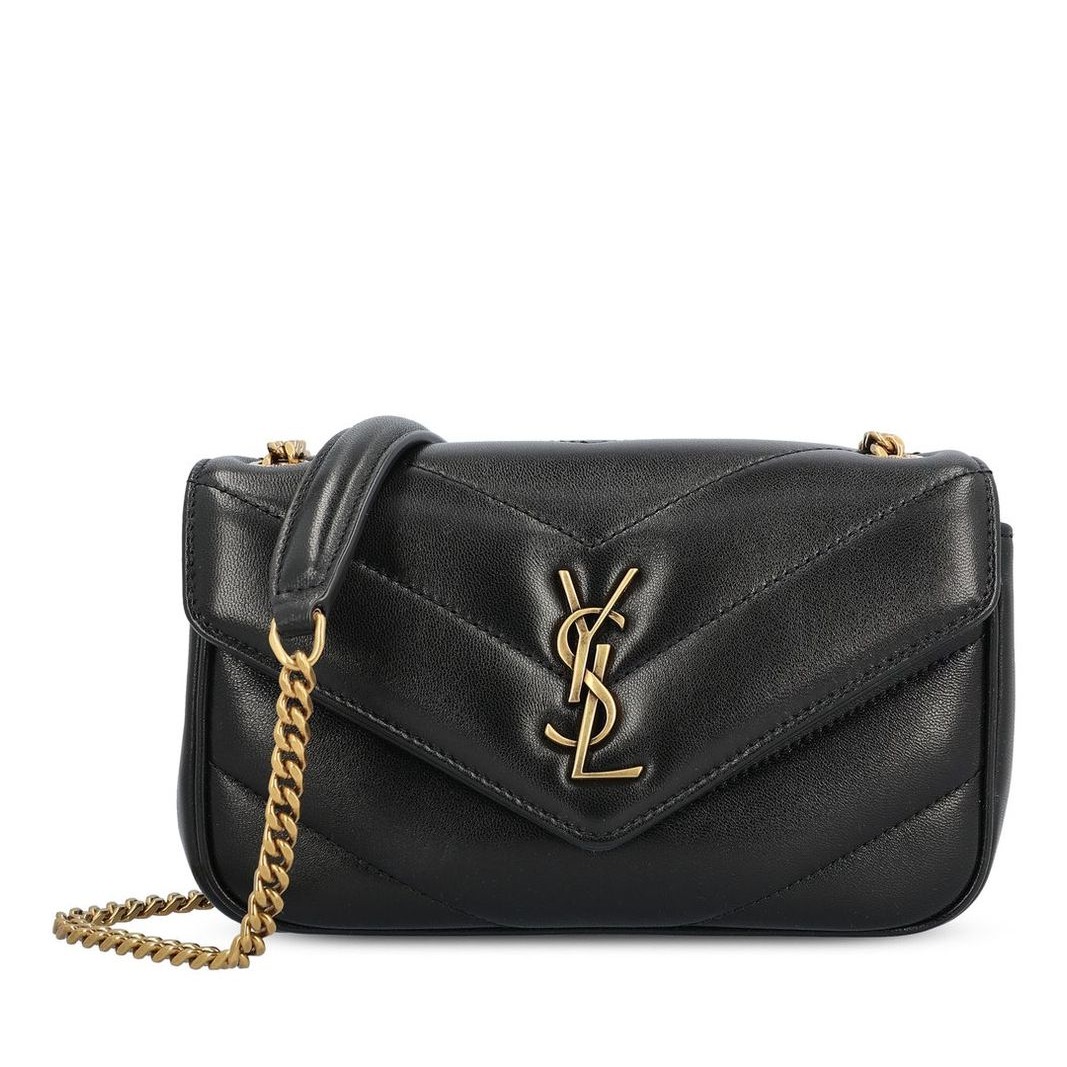 Saint Laurent Loulou Logo Plaque Mini Shouler