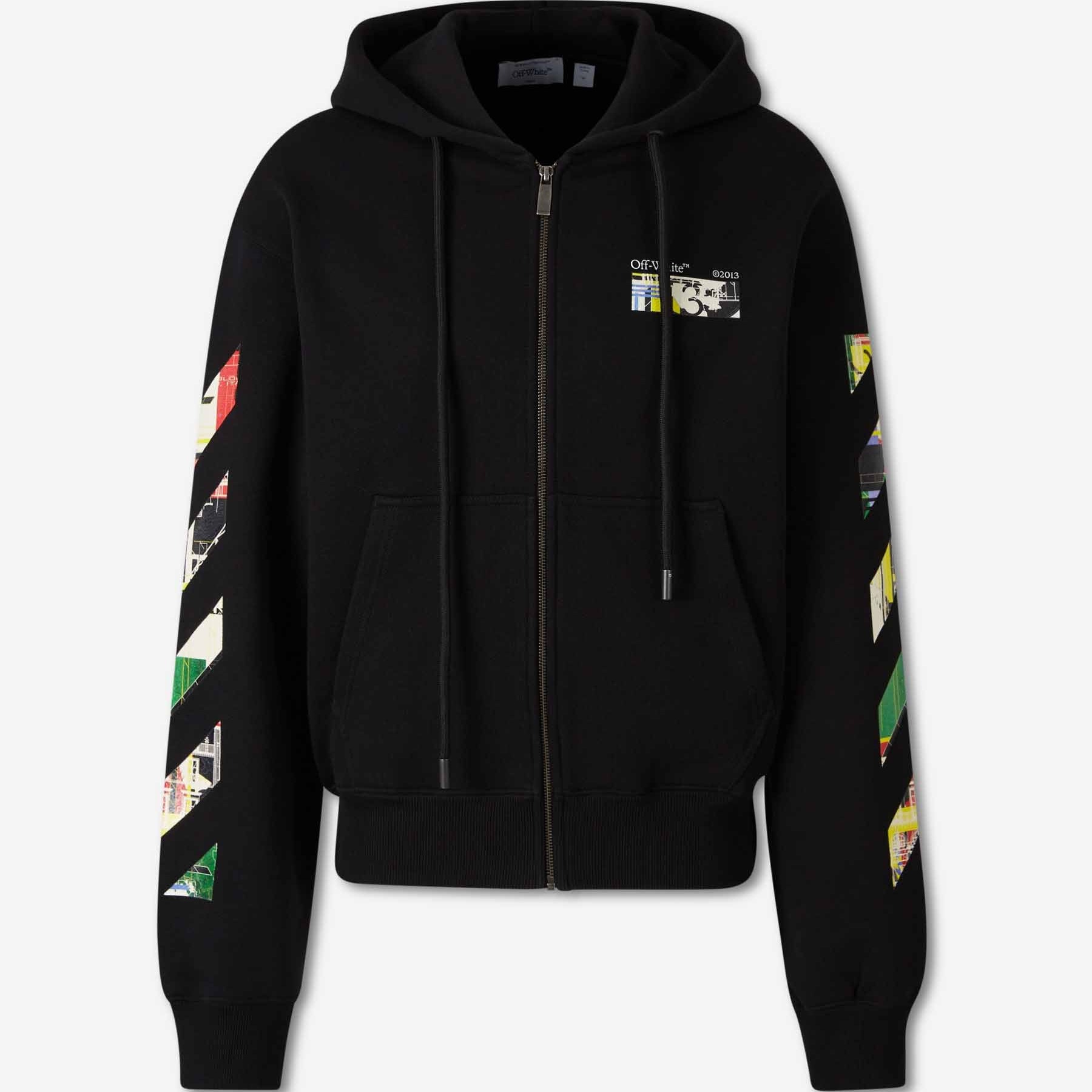 Moletom Off-White com capuz