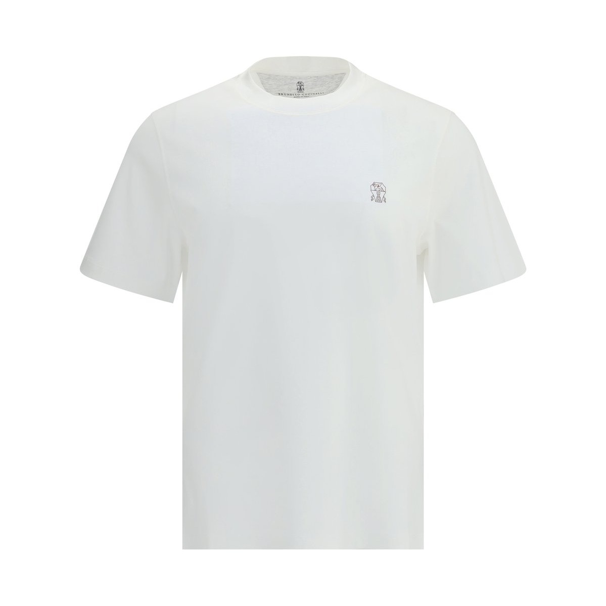 Brunello Cucinelli Logo Printed Crewneck
