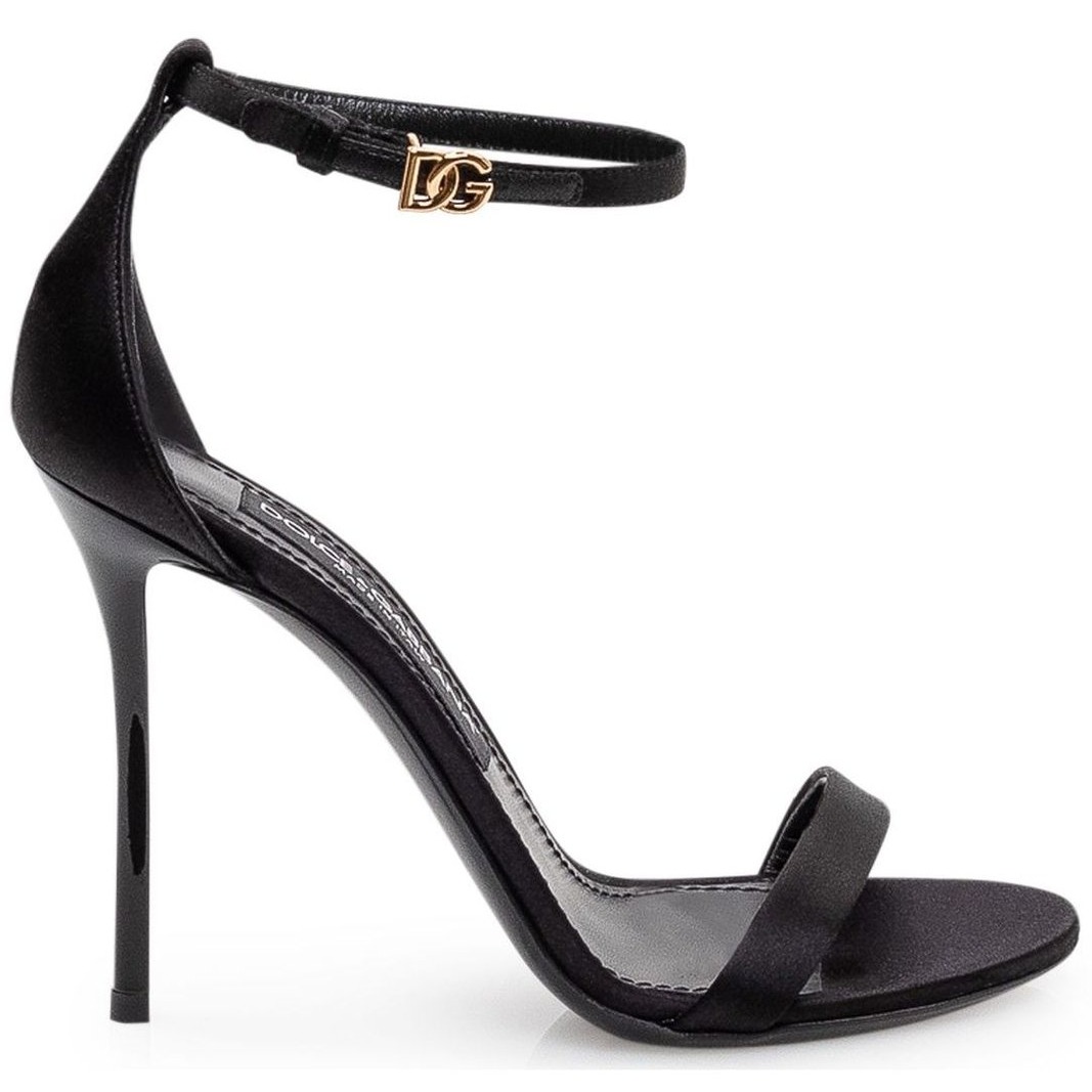 Logo Ankle-Strap Heeled Sandals