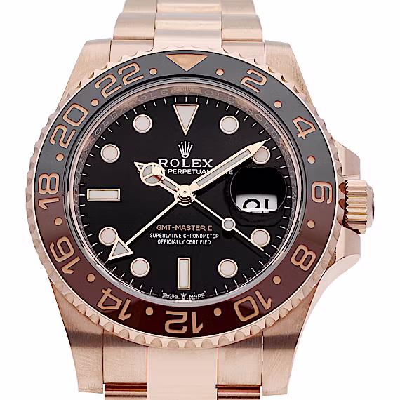 Rolex GMT-Master II “Root Beer” 40 mm Ouro Everose